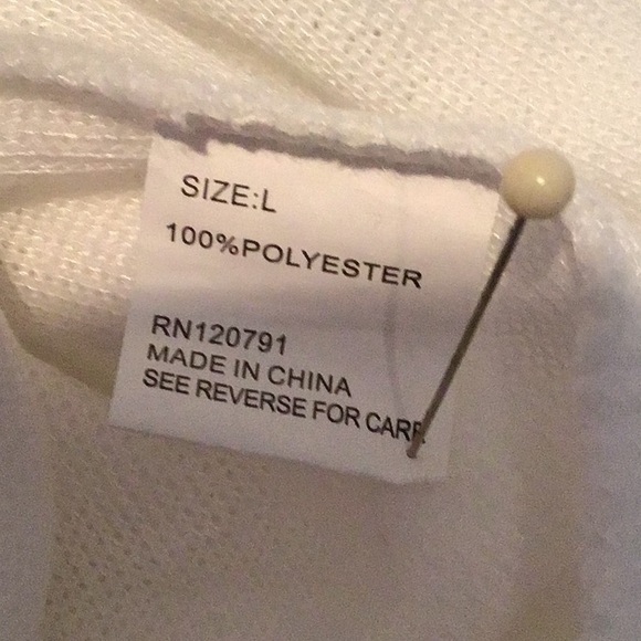 NWOT white mock neck sweater - Picture 3 of 5